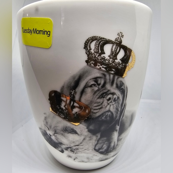 NWT CAT/DOG ROYALTY MUG - Picture 1 of 7